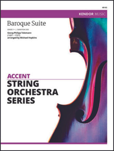 Baroque Suite (Telemann, arr. Michael Hopkins) for String Orchestra (Kendor Music)