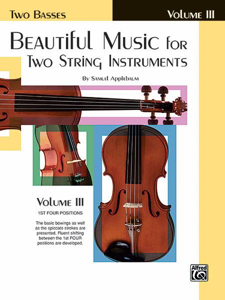 Beautiful Music for Two String Instruments Book 3 for Double Bass