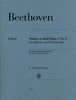 Beethoven, Sonata in G Minor Op. 5 No. 2 for Cello and Piano (Henle)