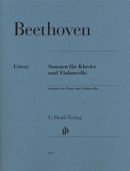 Beethoven, Sonatas for Cello and Piano (Henle)