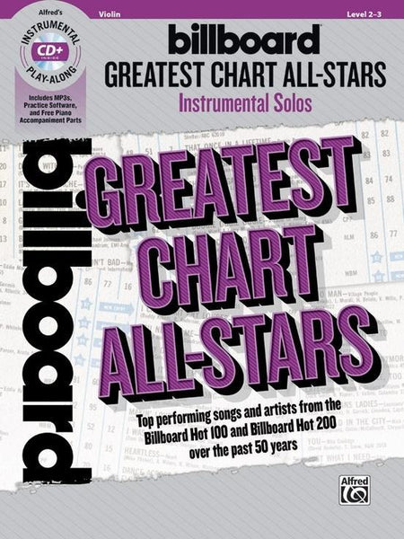 Billboard Greatest Chart All Stars for Violin with CD