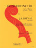 Breval, Concertino No. 3 in A for Cello and Piano (Delrieu)