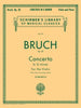 Bruch, Concerto No. 1 in G Minor Op. 26 for Violin and Piano (Schirmer)