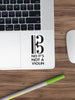 Case Decoration Sticker - Alto Clef 'No It's Not a Violin'