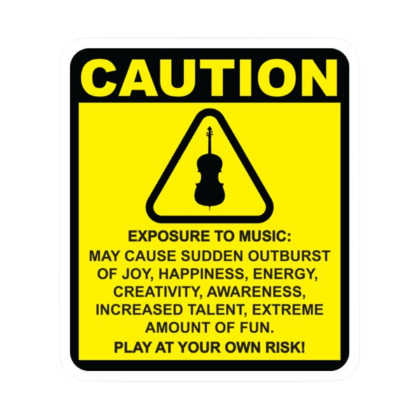 Sticker - Caution! Play At Your Own Risk