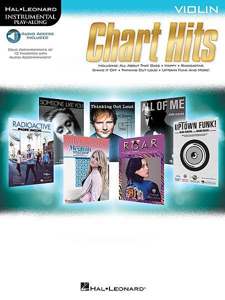Chart Hits for Violin with Online Accompaniments