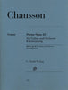 Chausson, Poeme Op. 25 for Violin and Piano (Henle)