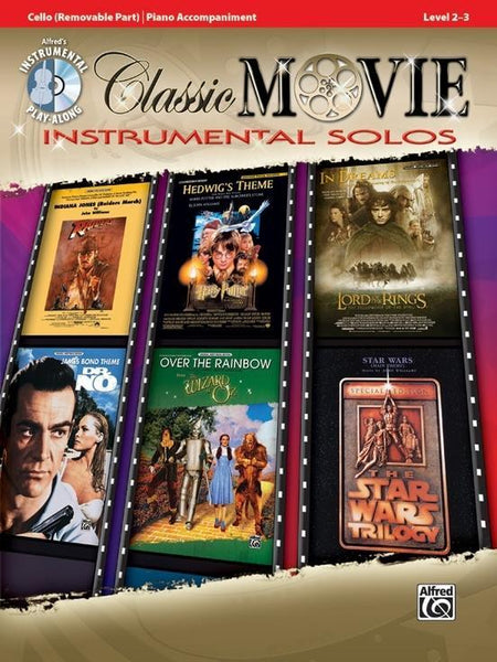 Classic Movie Instrumental Solos for Cello with CD