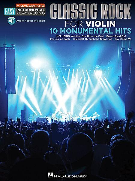Classic Rock Easy Playalong for Violin with Online Accompaniments