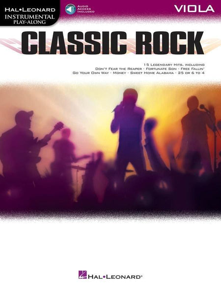 Classic Rock for Viola with Online Accompaniments
