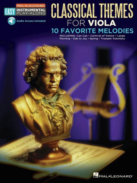 Classical Themes Easy Playalong for Viola with Online Accompaniments