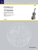 Corelli, 12 Sonatas Op. 5 Book 1 Numbers 1-6 for Violin and Piano (Schott)