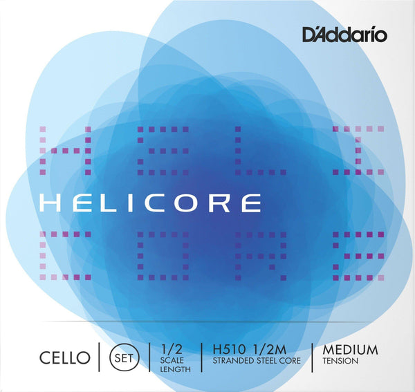 D'Addario Helicore Cello String Set 1/2 Medium