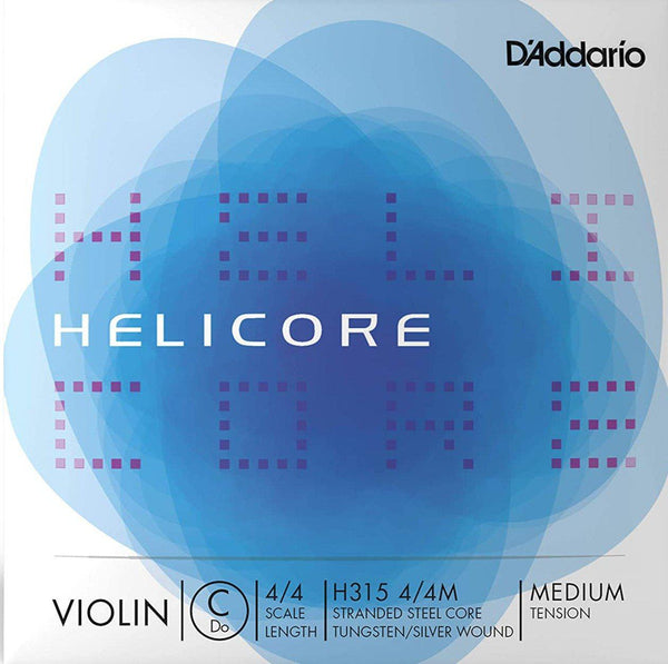 D'Addario Helicore Violin C String Low Medium Tension 4/4