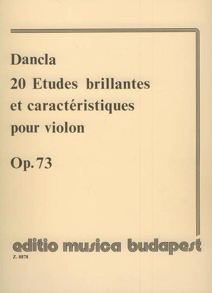 Dancla, Etudes Brilliantes Op. 73 for Violin (EMB)