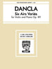 Dancla, Six Airs Varies Op. 89 for Violin and Piano (Fischer)