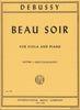 Debussy, Beau Soir for Viola and Piano (IMC)