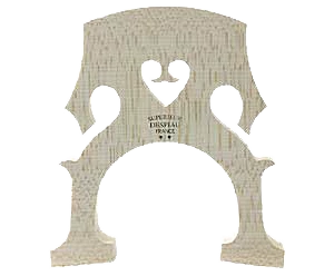 Despiau Double Bass Bridge #2 D Treated 1/2