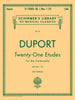 Duport, 21 Etudes for Cello Book 1 (Schirmer)