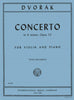 Dvorak, Concerto in A Minor Op. 53 for Violin and Piano (IMC)