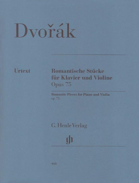 Dvorak, Romantic Pieces for Violin and Piano (Henle)