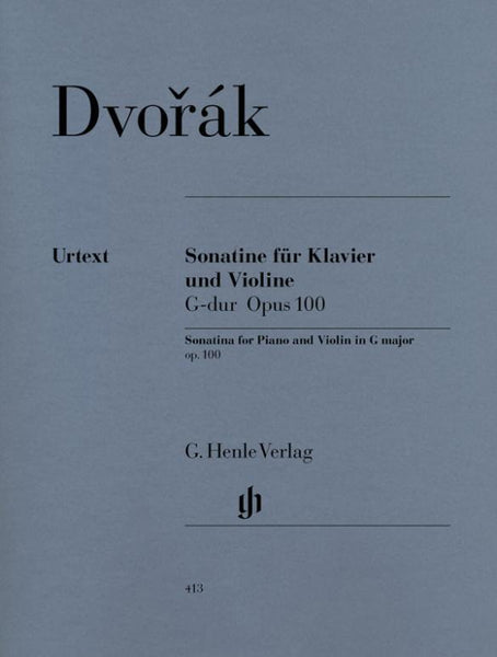 Dvorak, Sonatina in G Op. 100 for Violin and Piano (Henle)