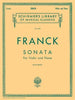 Franck, Sonata in A for Violin and Piano (Schirmer)