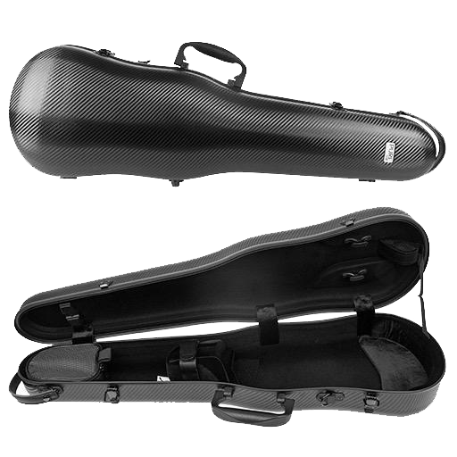 GEWA Pure Polycarbonate Shaped Violin Case 1.8kg Black