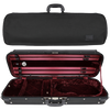 Gewa Liuteria Atlanta Oblong Violin Case 4/4 Black with Red Interior