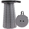 Cello Stool - Round Plastic Adjustable 6.5-44.5cm, Grey
