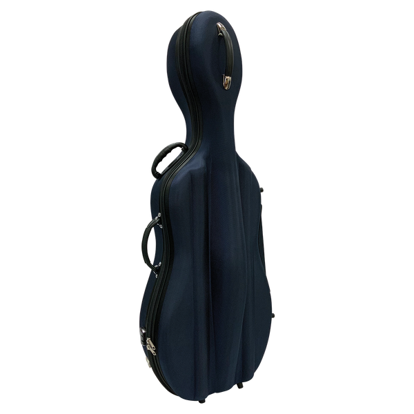Hard Cello Bag with Wheels 1/2 Blue