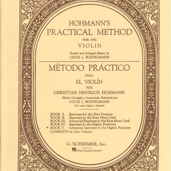 Hohmann, Practical Method for Violin Book 5 (Schirmer)