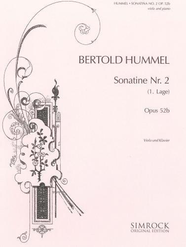 Hummel, Sonatina No. 2 for Viola and Piano (Simrock)