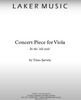 Jarvela, Concert Piece for Viola and Piano (Laker Music)