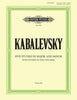 Kabalevsky, 5 Studies Op. 67 for Cello (Peters)