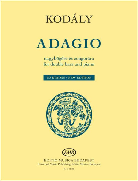 Kodaly, Adagio for Double Bass and Piano (EMB)