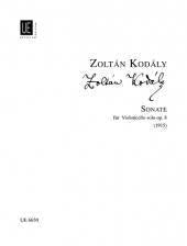 Kodaly, Sonata Op. 8 for Solo Cello (Universal)