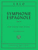 Lalo, Symponie Espagnole Op. 21 for Violin and Piano (IMC)