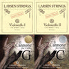 Larsen Solo/Il Cannone Cello Combination String Set 4/4 - Larsen Solo A + D (Med) & Il Cannone G (W&B) & Il Cannone C (D&F)