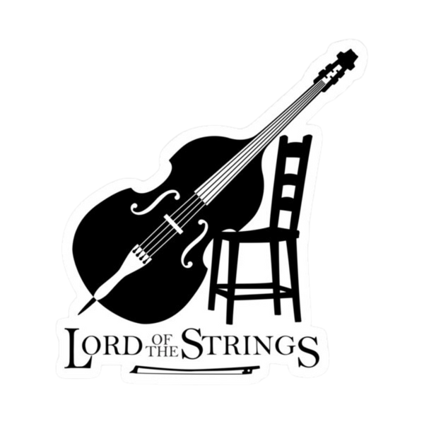 Sticker - Double Bass Lord of the Strings