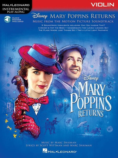 Mary Poppins Returns for Violin with Online Accompaniments