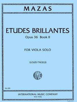 Mazas, Etudes Brillantes Op. 36 No. 2 for Viola (IMC)