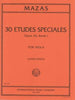 Mazas, Etudes Speciales Op. 36 No. 1 for Viola (IMC)
