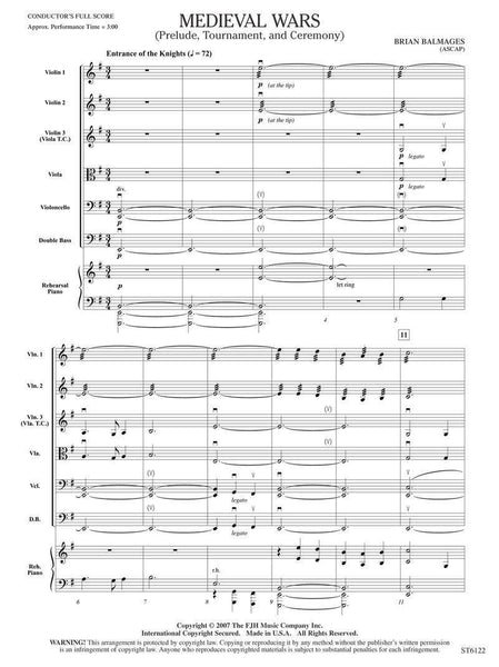 Medieval Wars (Brian Balmages) for String Orchestra