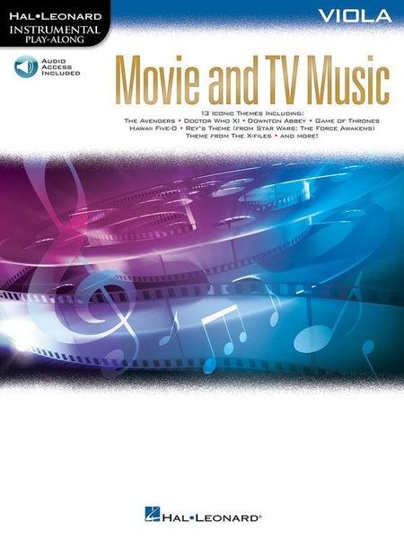 Movie and TV Music for Viola with Online Accompaniments