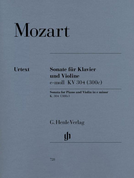 Mozart, Sonata in E Minor K. 304 for Violin and Piano (Henle)