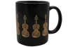 Mug - Black with Gold Violins