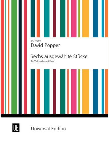 Popper, Six Selected Pieces for Cello and Piano (Universal)