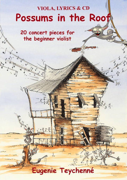 Possums in the Roof for Viola with CD