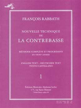 Rabbath, Nouvelle Technique de la Contrebasse Volume 1 (Leduc)